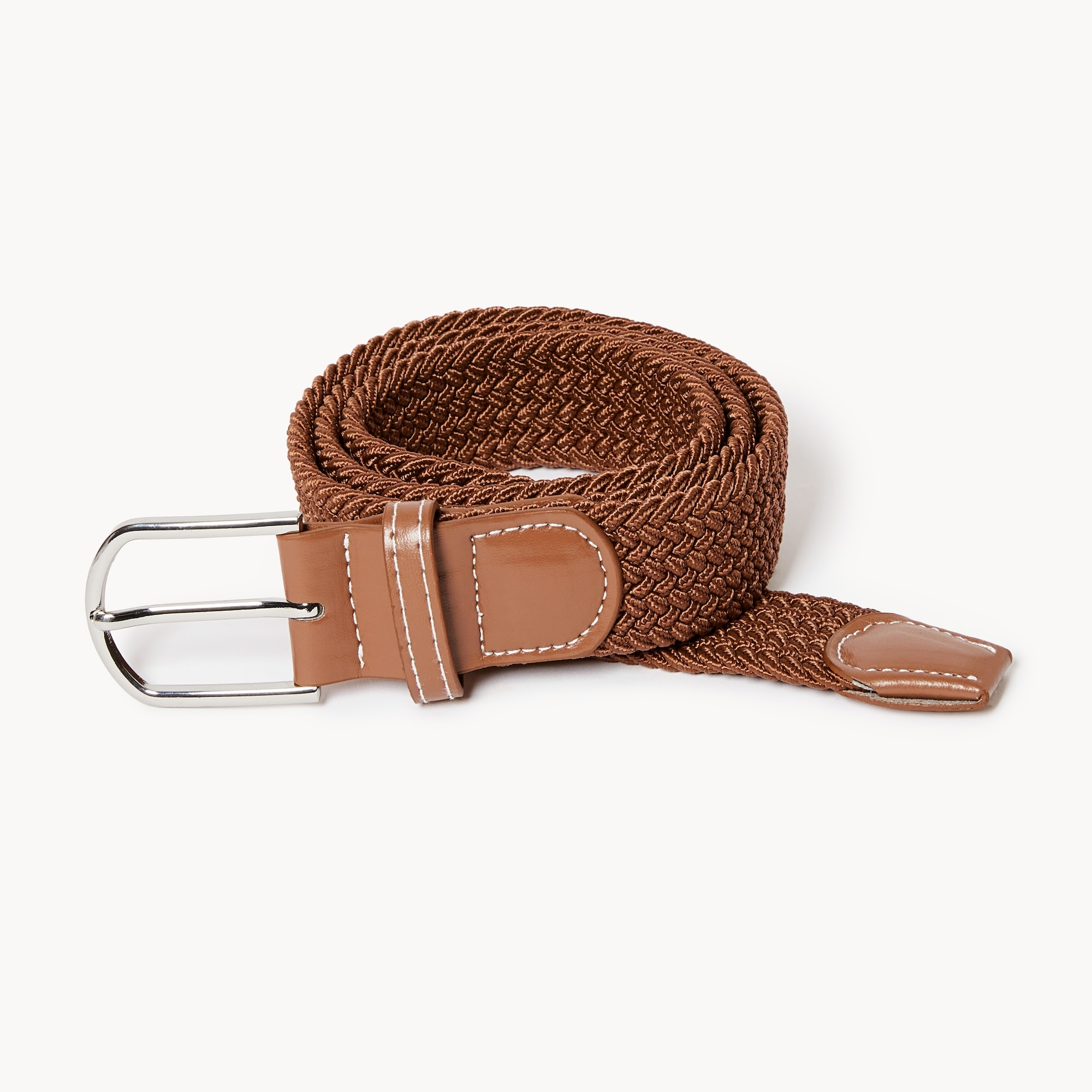 Men's Woven Belt in Brown from Joe Fresh