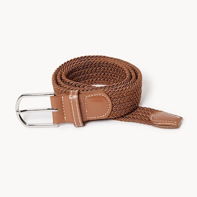 Men's Woven Belt - Brown