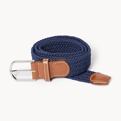 Ceinture tissée pour hommes - Marine