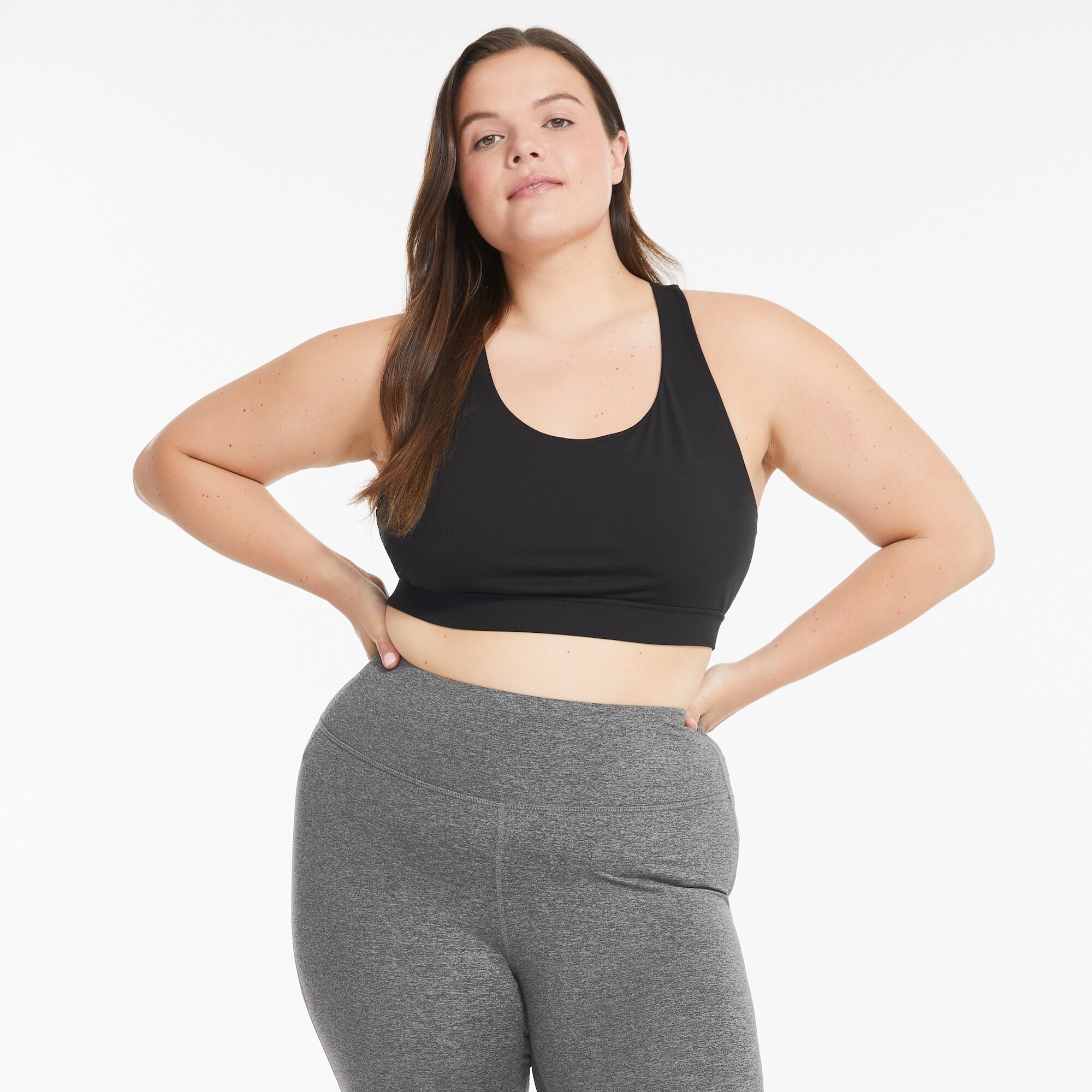 Women+ Active Legging in Charcoal Mix from Joe Fresh