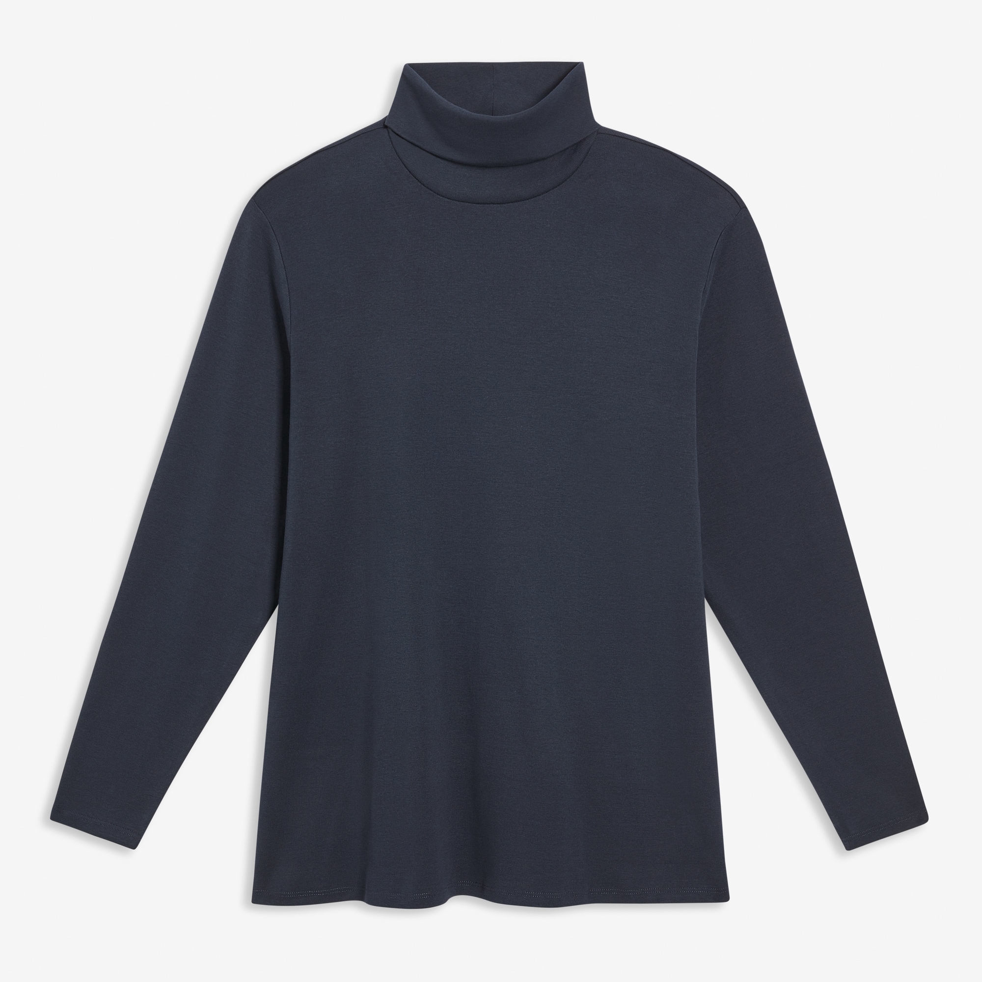 その他 TEN MOCK NECK COTTON KNIT NAVY L Knit Cotton Crewneck