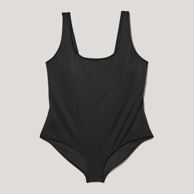 Women+ Scoop Neck Swimsuit - JF Black
