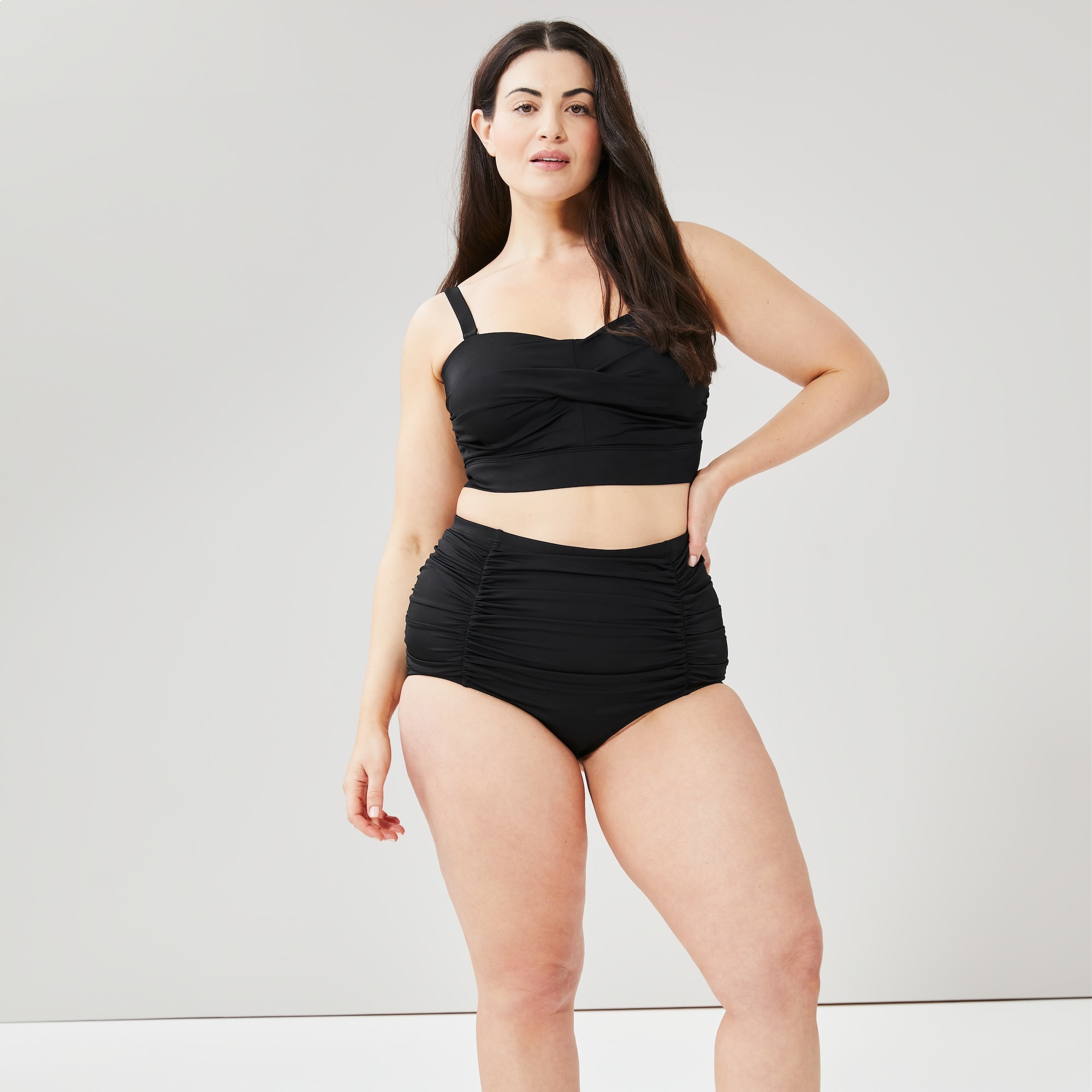 Women+ Front Twist Swim Top