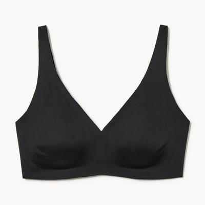 Women+ No Show Bralette - Black