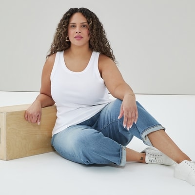 Joe Fresh Débardeur côtelé Femme+ 1 ea, 19,00 $/1ch