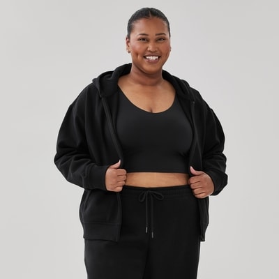 Joe Fresh Women+ Active CozyFleece Zip-Up Hoodie 1 ea, $35.00/1ea