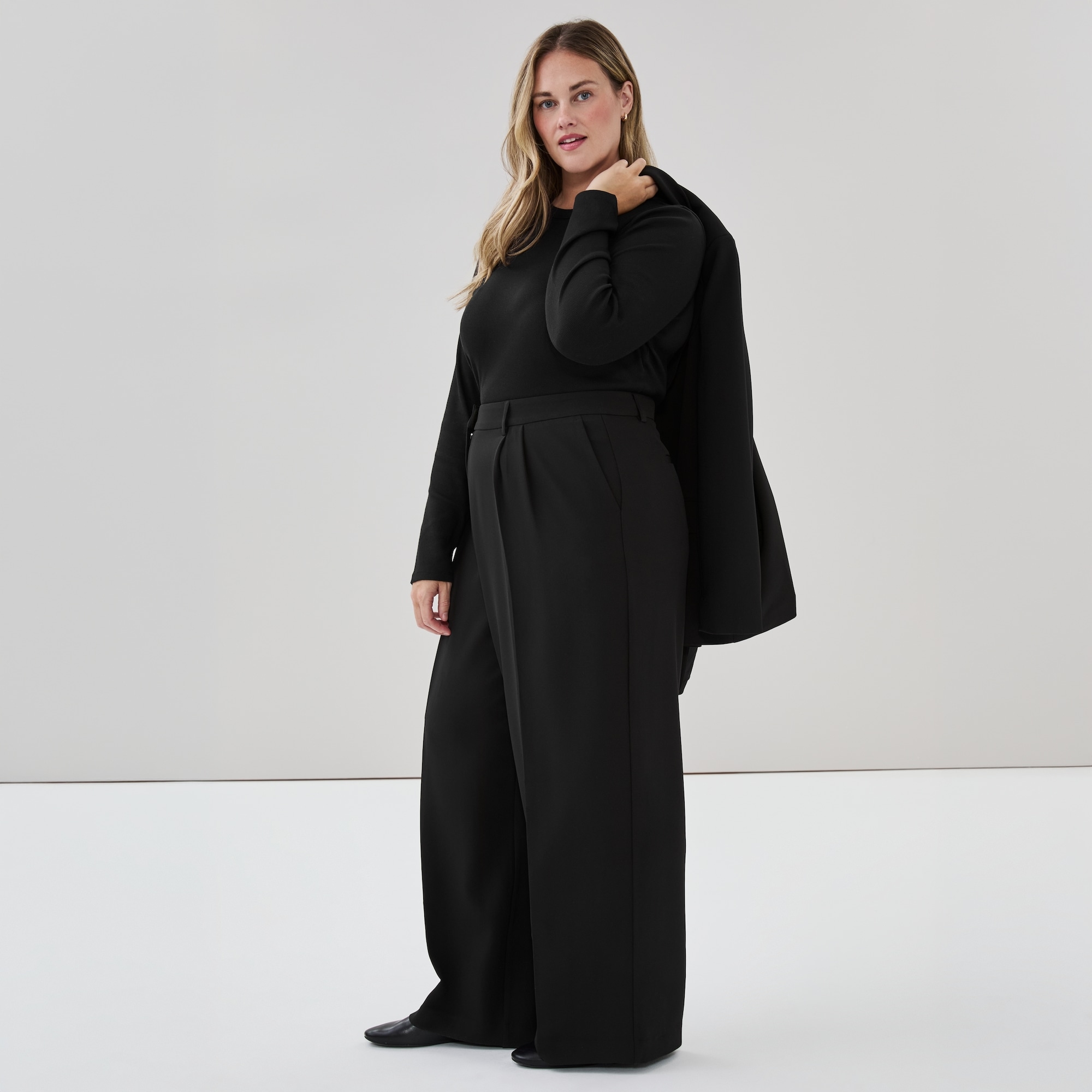 Pantalon plissé Femmes+