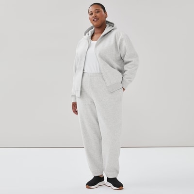 Women+ Active CozyFleece Zip-Up Hoodie - Grey Mix