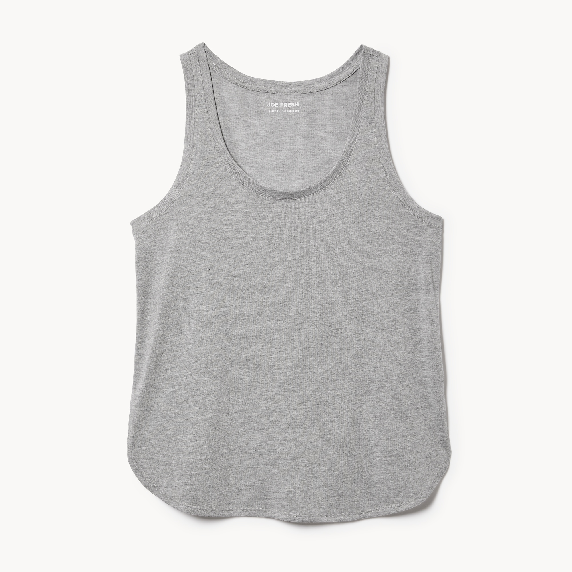 Relaxed Tank in Light Grey Mix from Joe Fresh