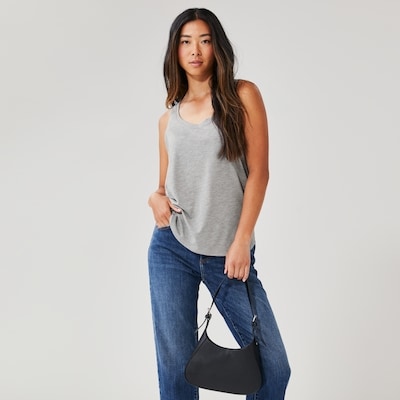 Relaxed Tank - Light Grey Mix