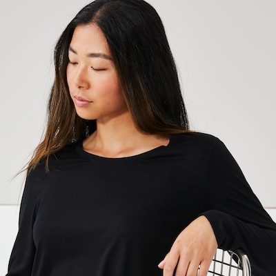Relaxed Long Sleeve - JF Black