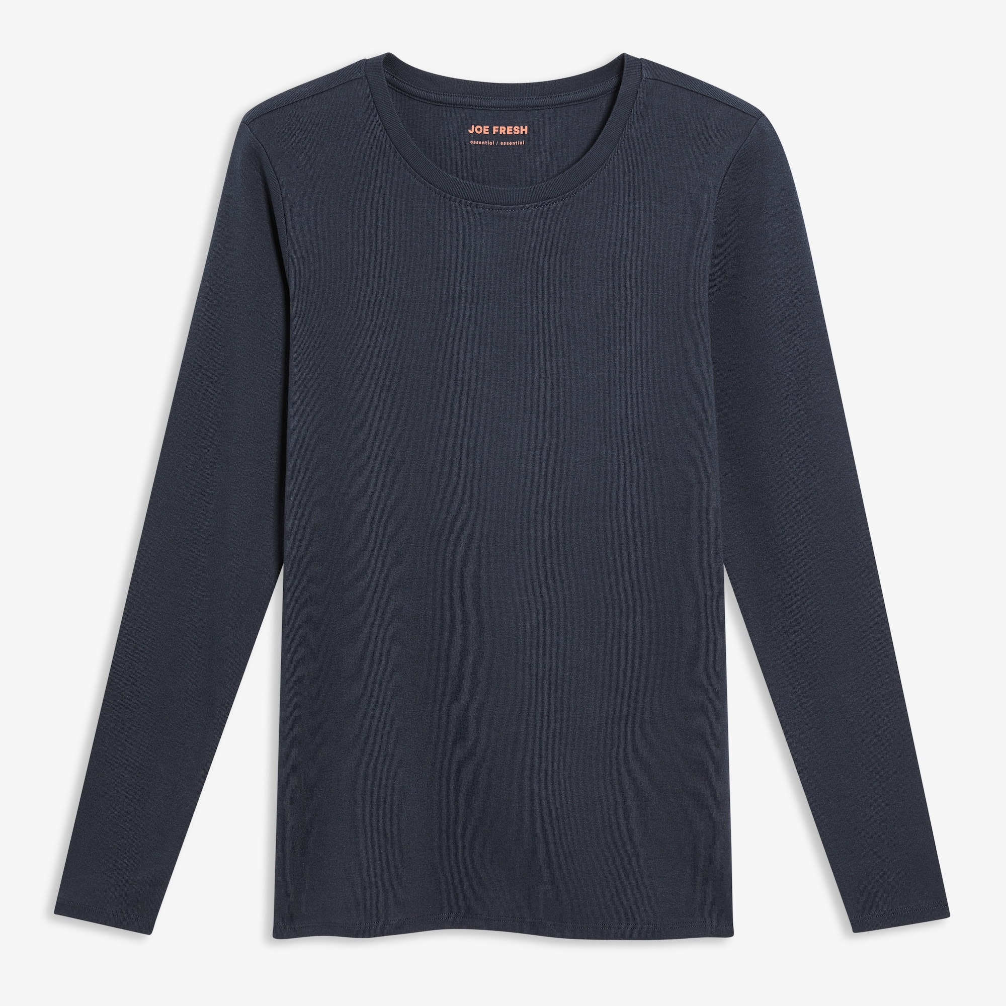 Organic Cotton Long Sleeve in JF Midnight Blue from Joe Fresh