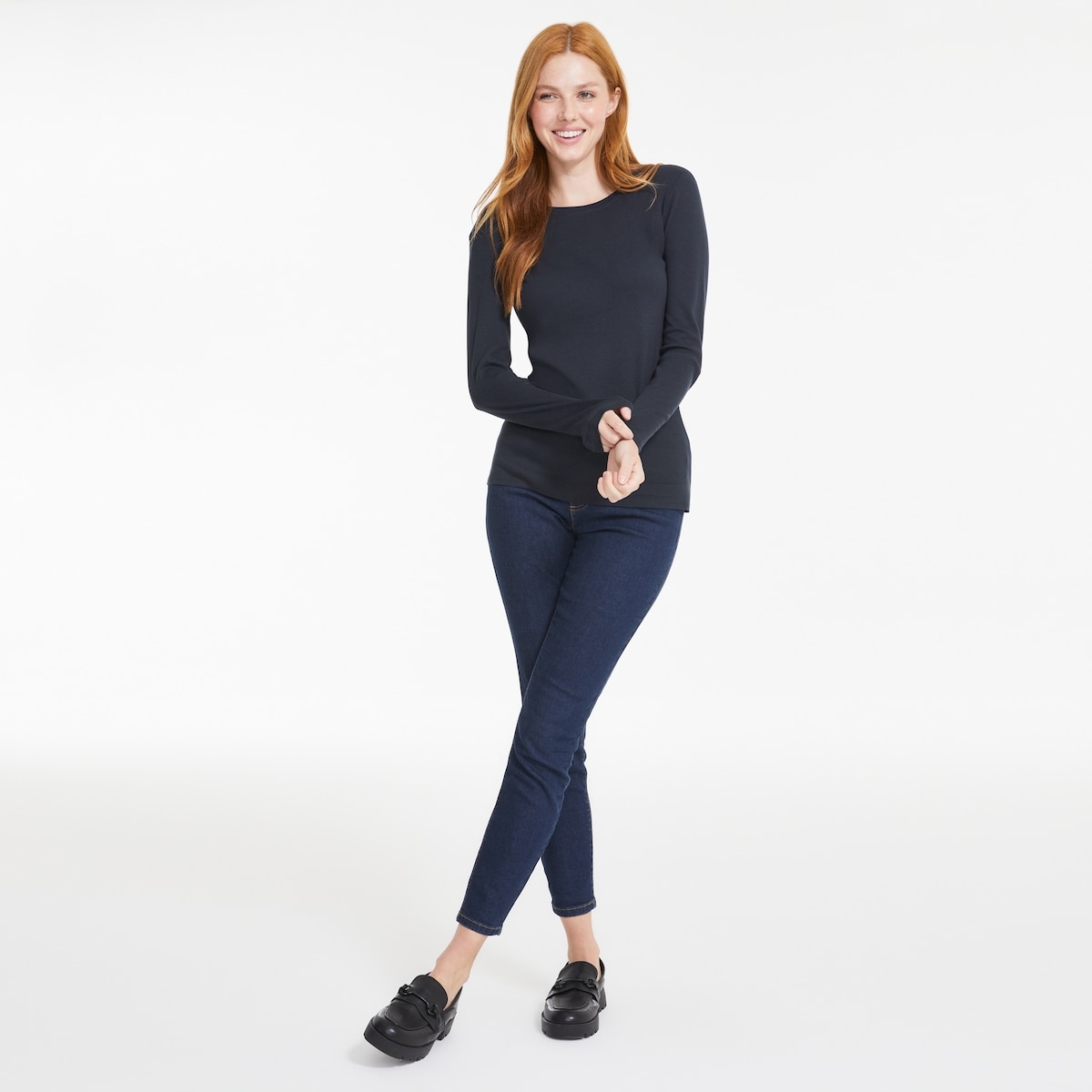 Organic Cotton Long Sleeve - Jf Midnight Blue
