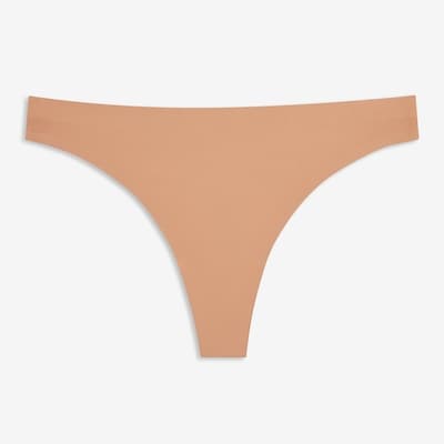 No Show Thong - Clay