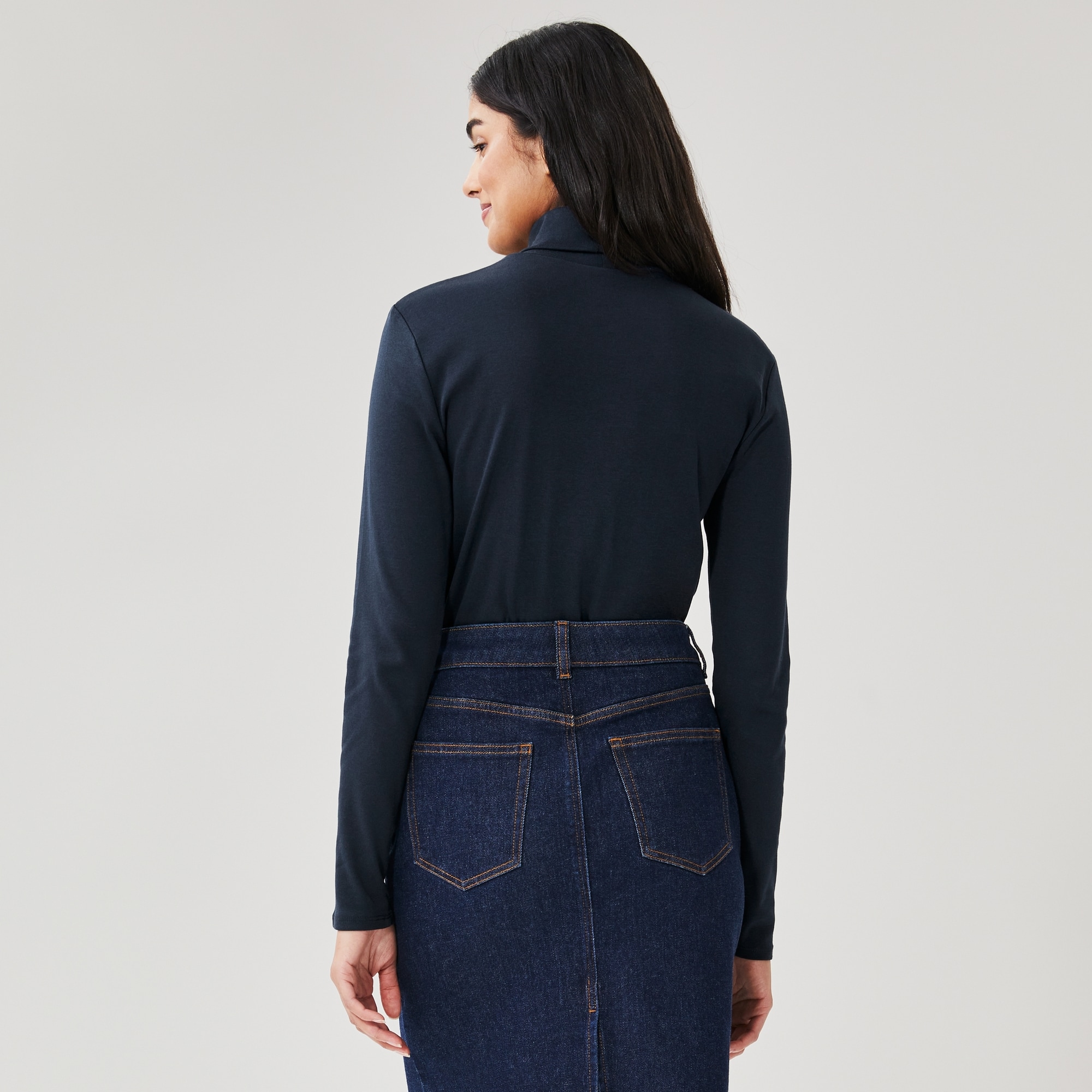 トップス ORGANIC COTTONHIGHGAUGE JERSEYBOATNECK Namu Shop - Auralee Organic Cotton High Gauge Jersey Boat Neck L/S