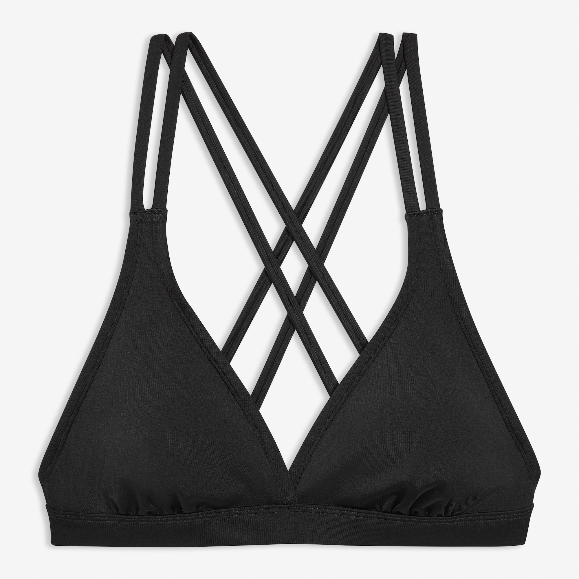 Haut de bikini à doubles bretelles croisées