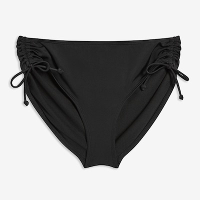 Side Tie Swim Bottom - Black
