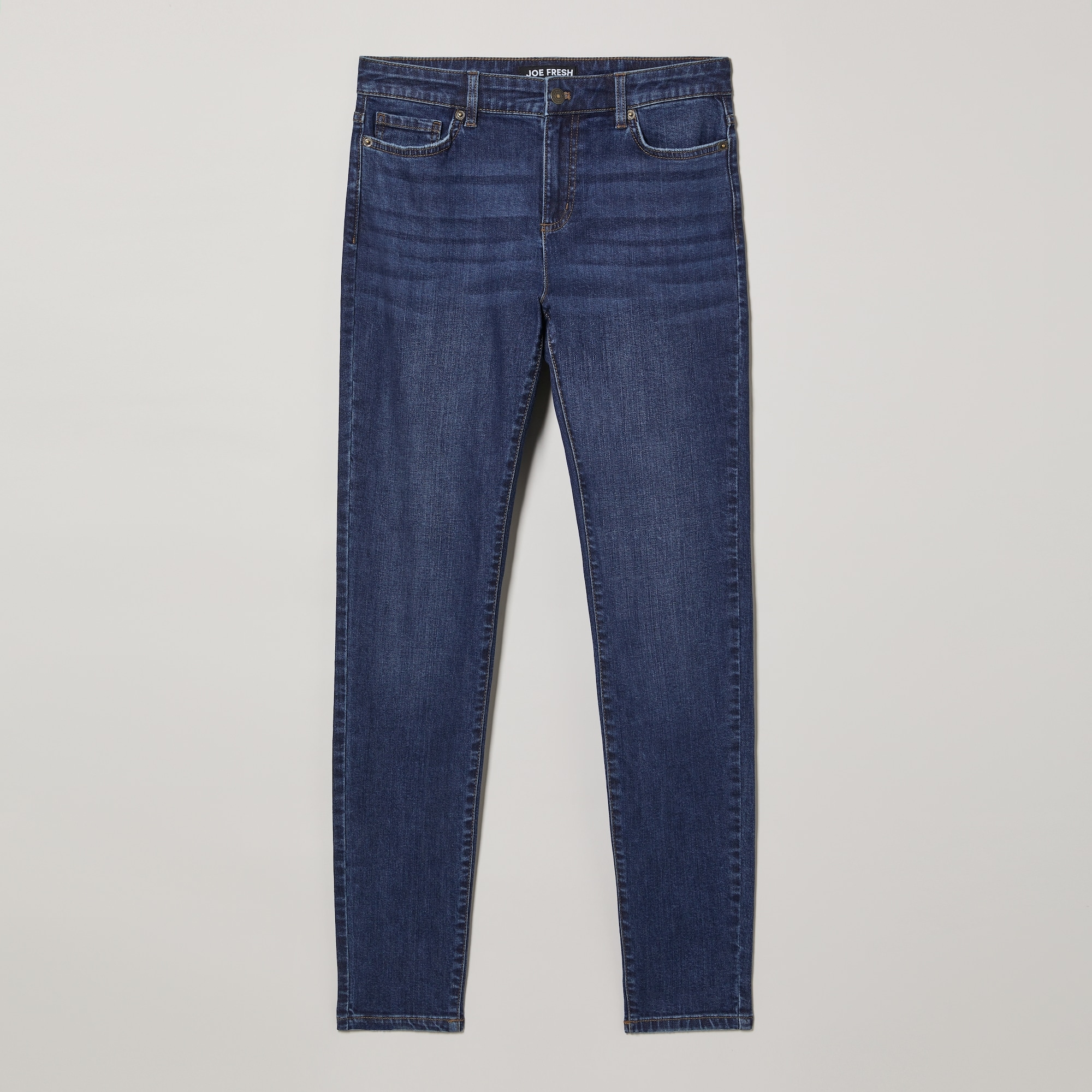 Jean très étroit long à taille mi-haute