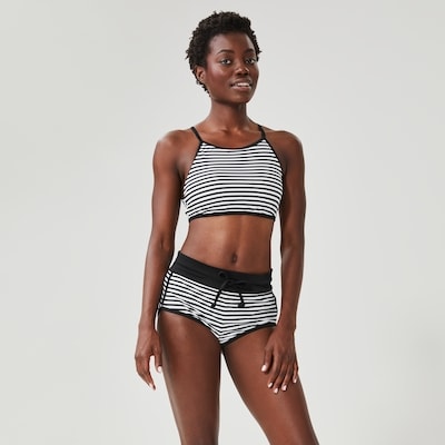 High Neck Bikini Top - Black