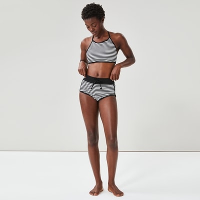 Culotte de maillot de bain garçonne - Noir