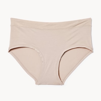 Culotte à taille basse en modal - Taupe