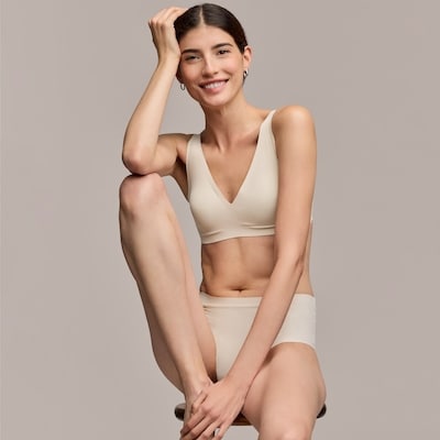 No Show Bralette - Limestone