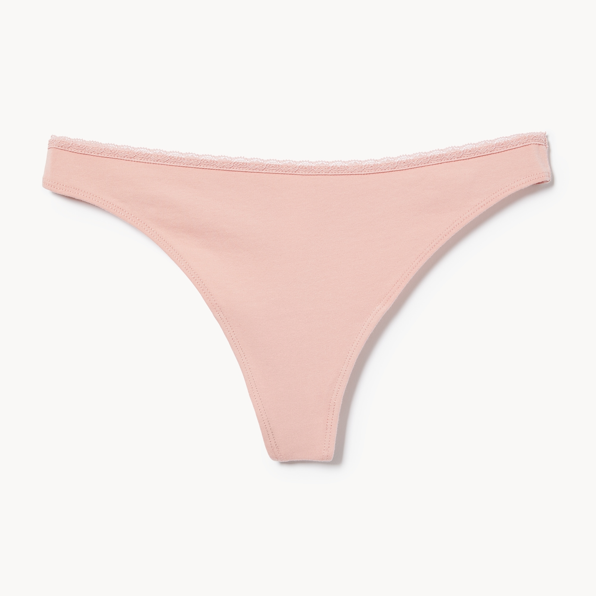 Cotton Lace Thong