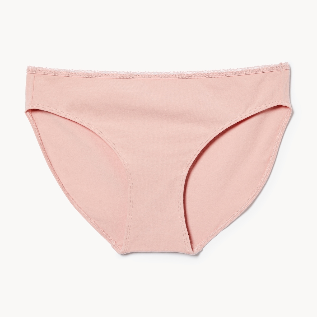 Cotton Lace Bikini - Rose