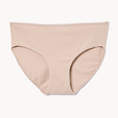 Cotton Lace Hipster - Taupe