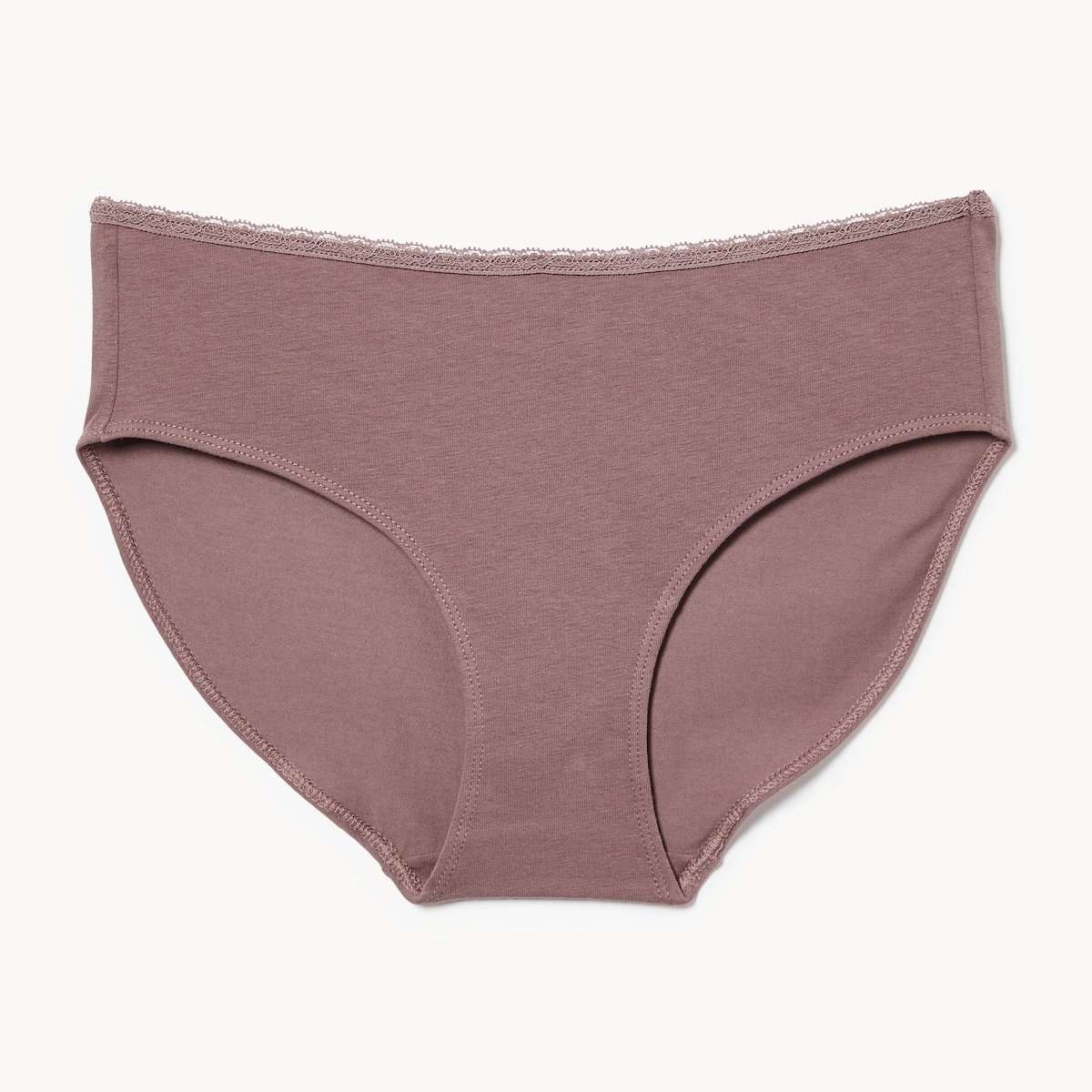 Cotton Lace Hipster - Mauve
