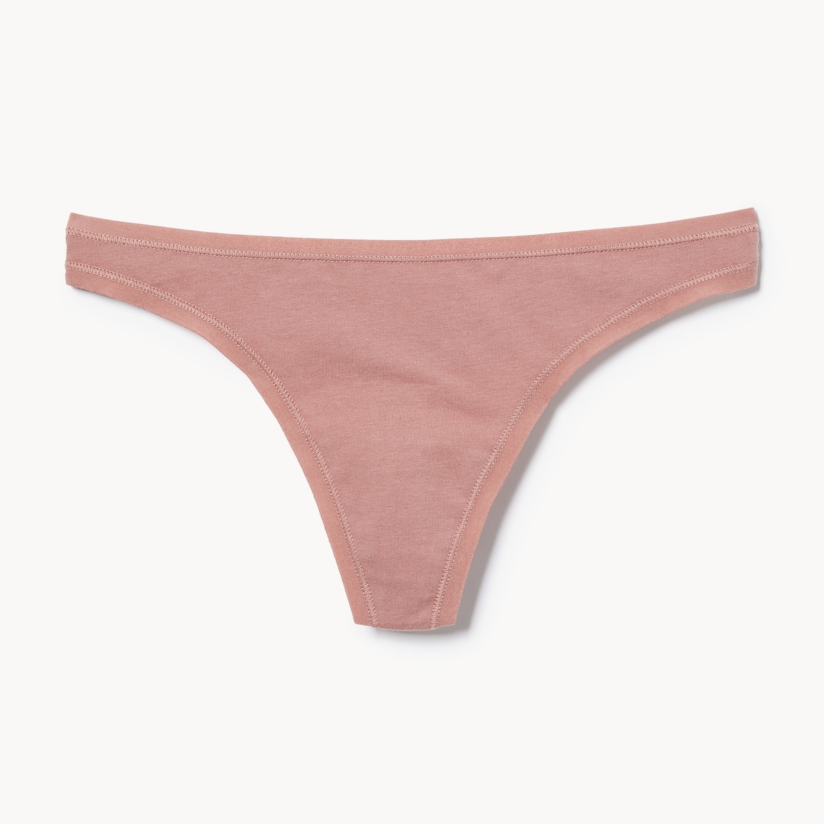 Tanga en coton - Brun