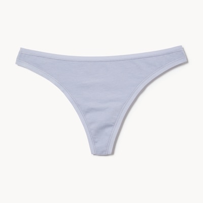 Cotton Thong - Dusty Blue