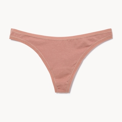 Cotton Thong - Mauve
