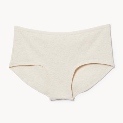 Cotton Boyshort - Oat Mix