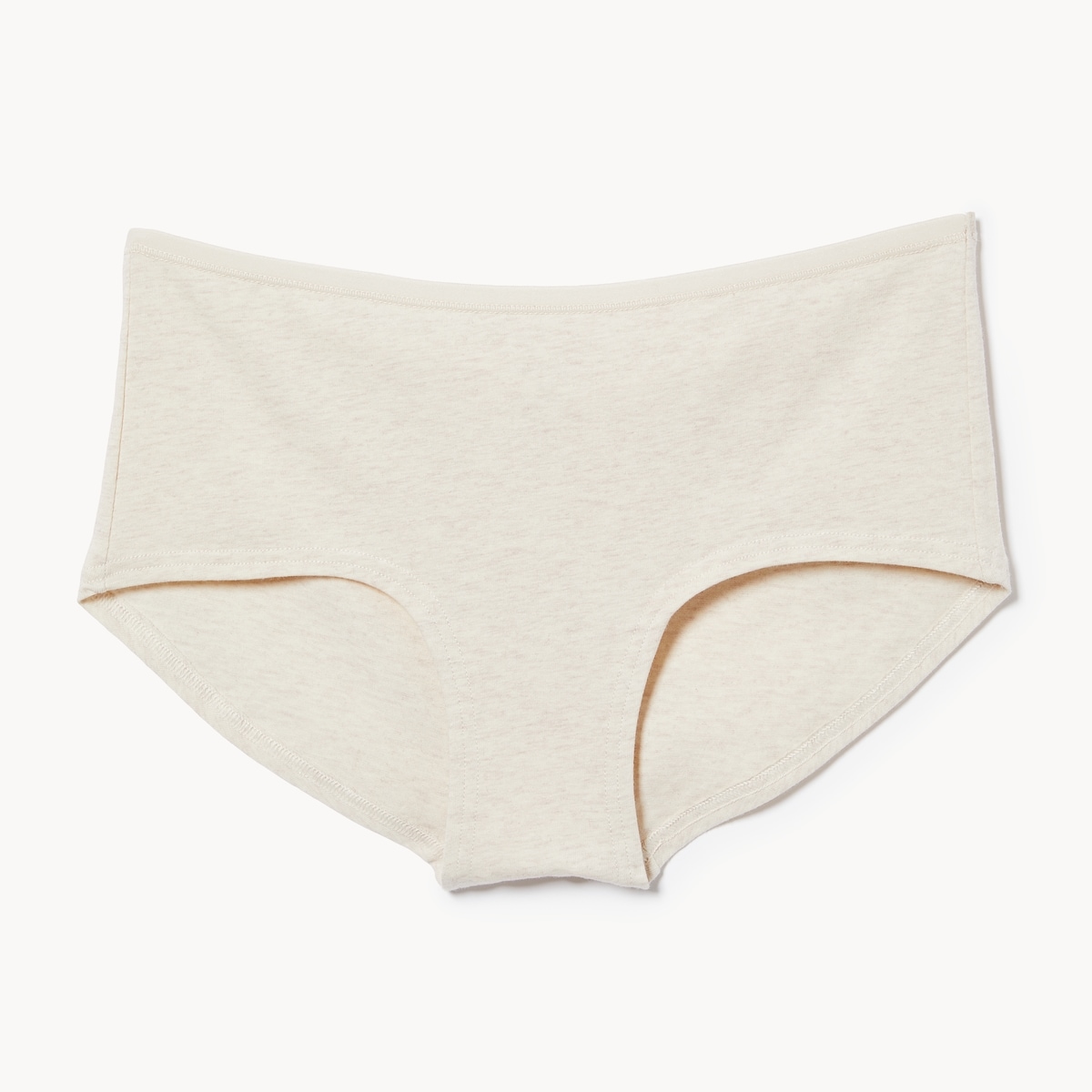Cotton Boyshort - Oat Mix