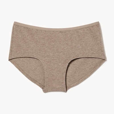 Cotton Boyshort - Dark Brown