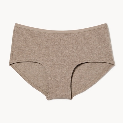 Cotton Boyshort - Dark Brown