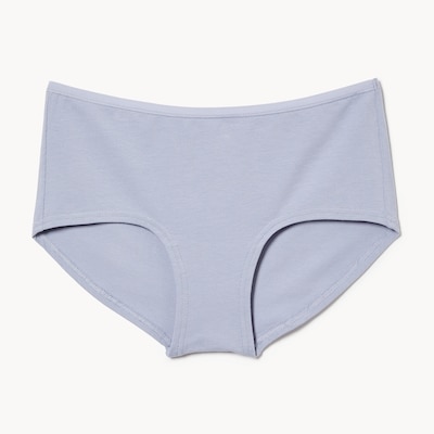 Culotte garçonne en coton - Bleu Cendré