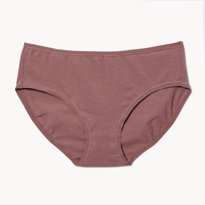Culotte à taille basse en coton - Mauve