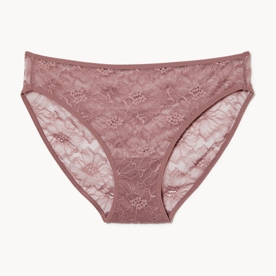 Lace Bikini - Dark Taupe