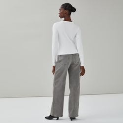 Joe Fresh Ribbed Long Sleeve Top - 1 ea | Dominion Stores of