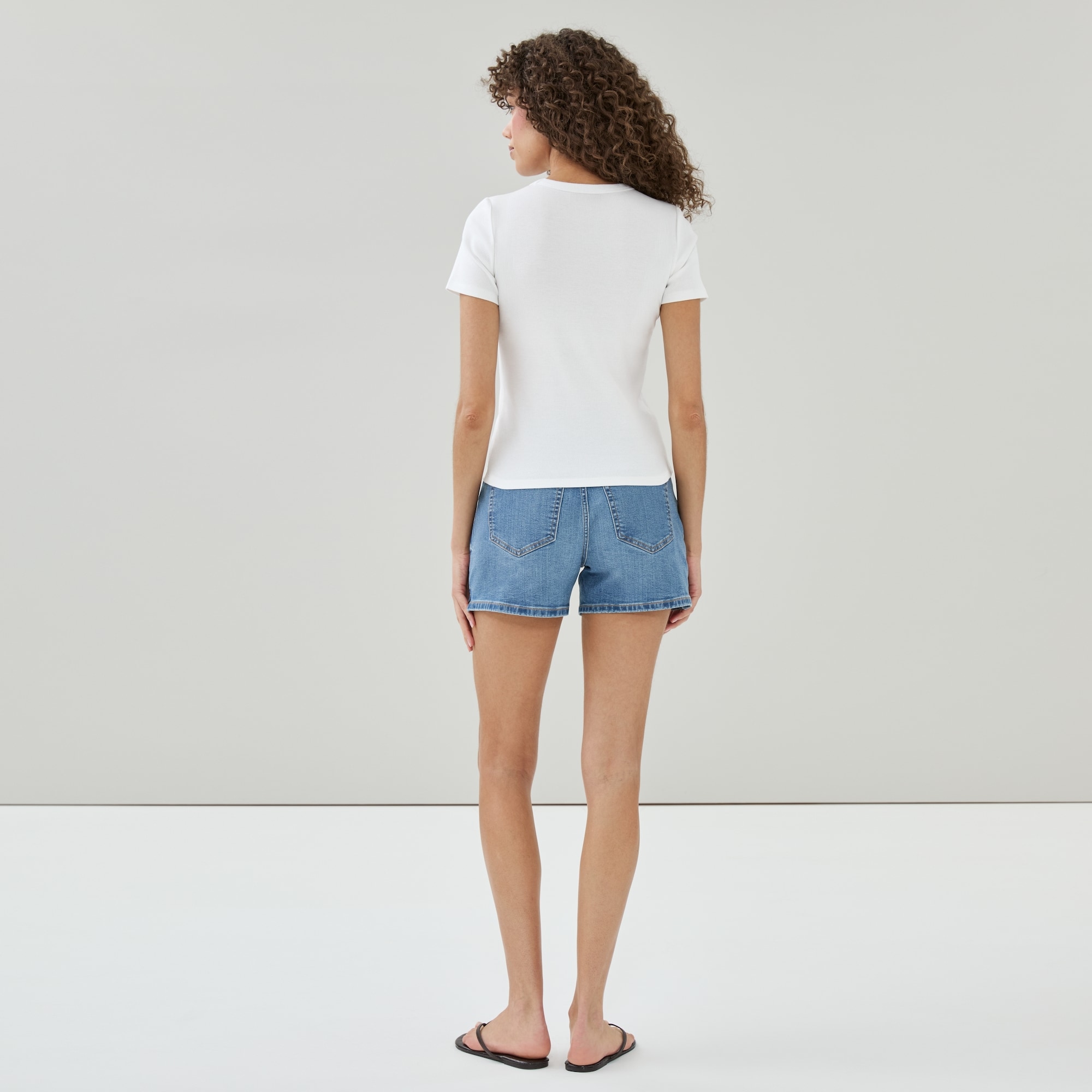 T-shirt côtelé