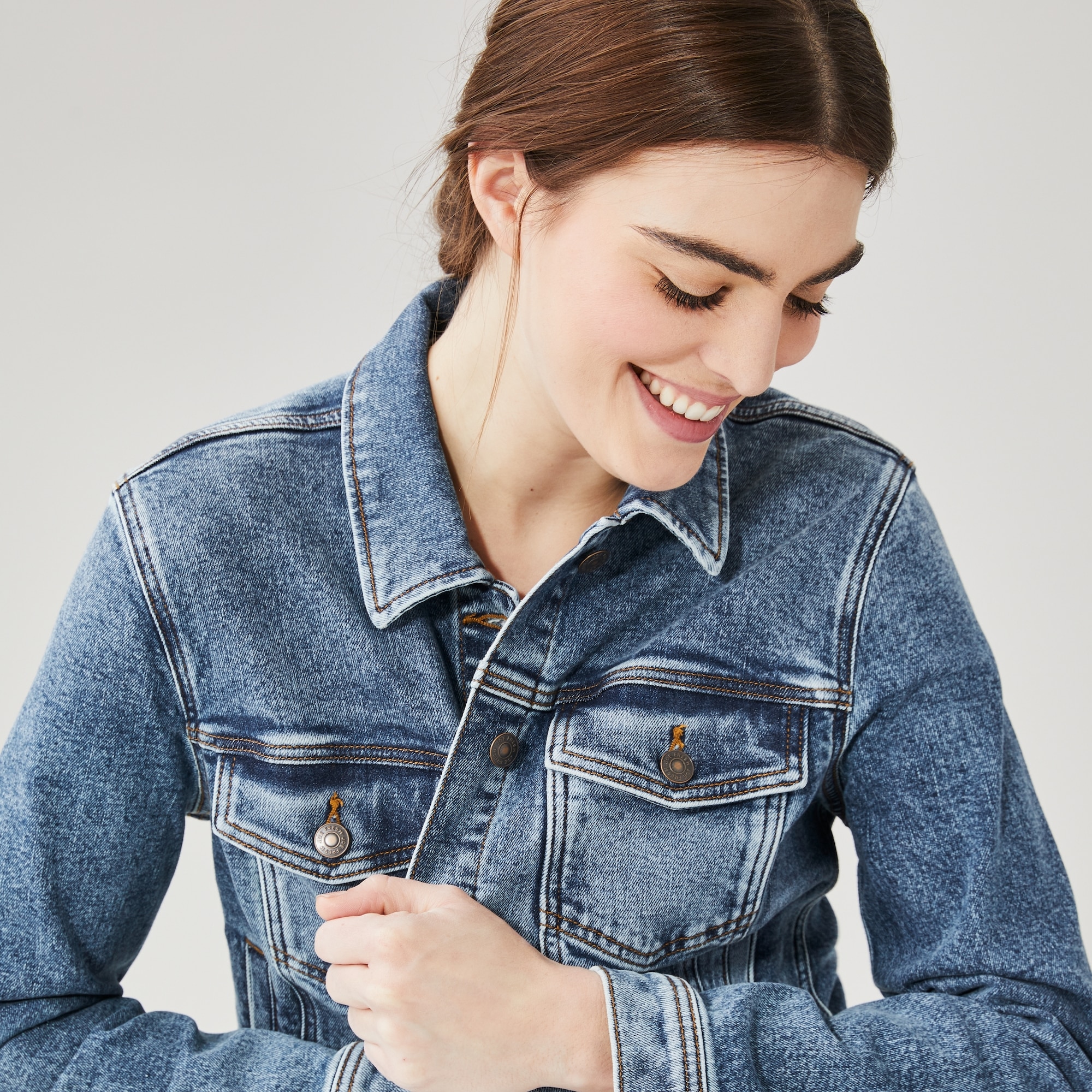 Denim Jacket in Blue from Joe Fresh