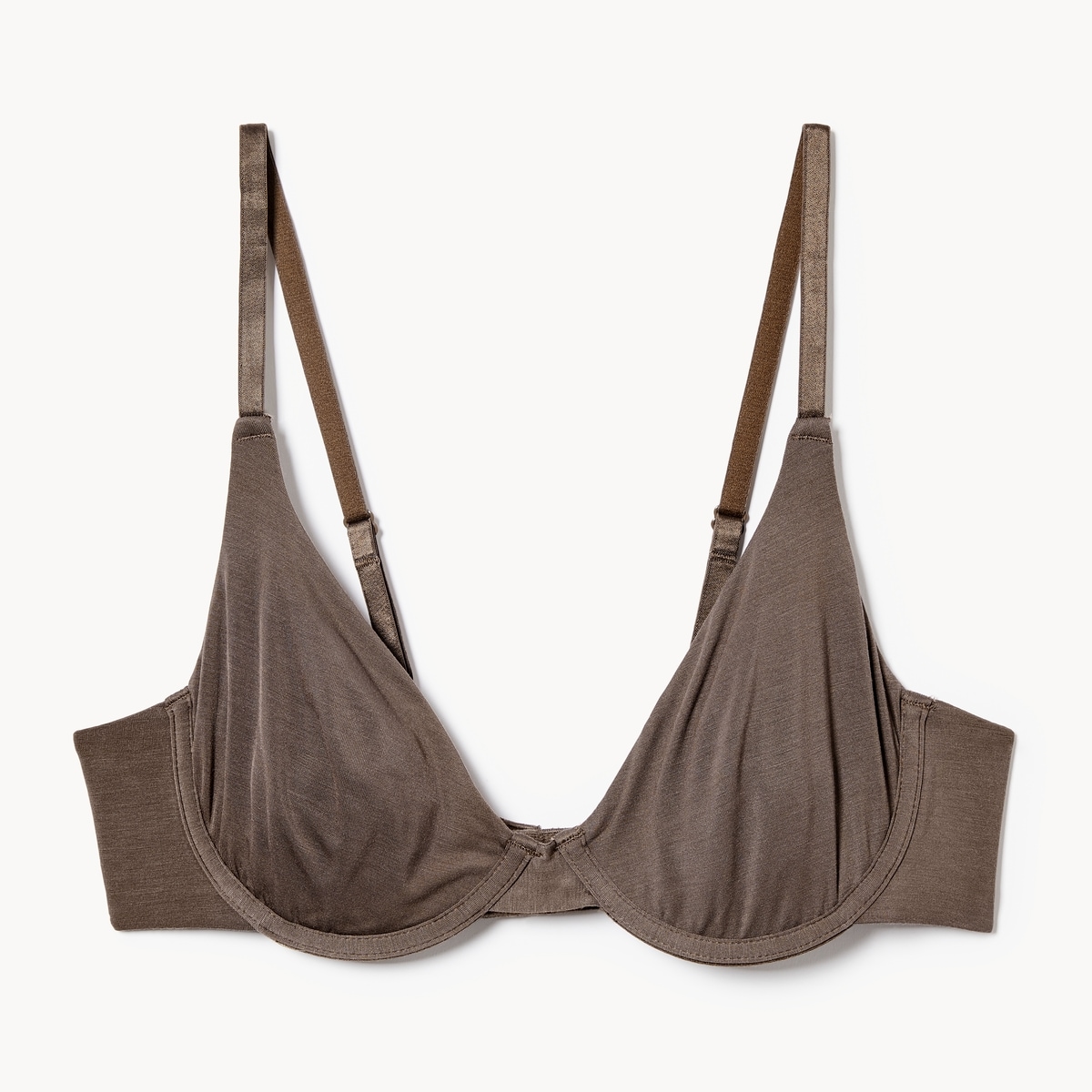 Modal Wire Bra - Brown