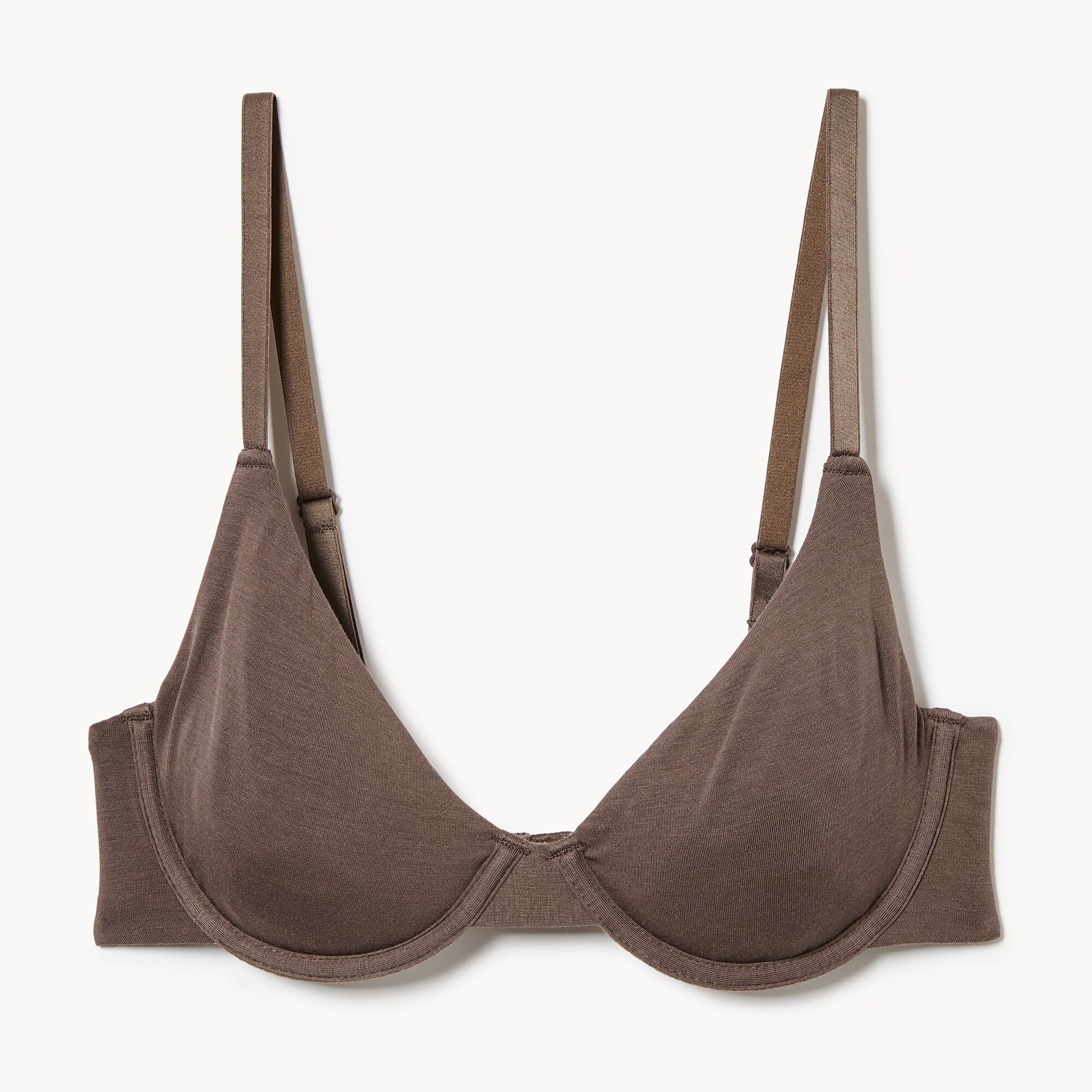 Soutien-gorge extensible souple à demi-armature