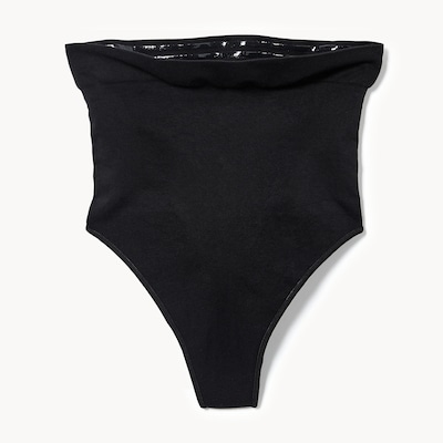 Seamless Shaping High Waist Thong - Onyx