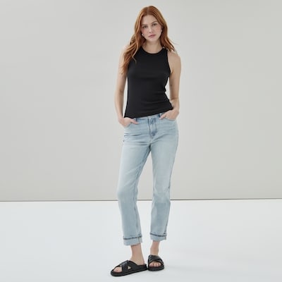 Ribbed Tank  - JF Black