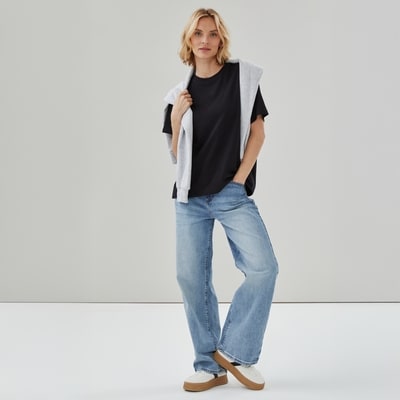 Premium Oversized T-Shirt - JF Black