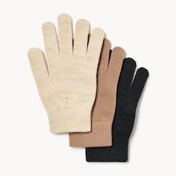 Joe Fresh 3-Pack Mini Lurex Gloves 1 ea, $6.00/1ea