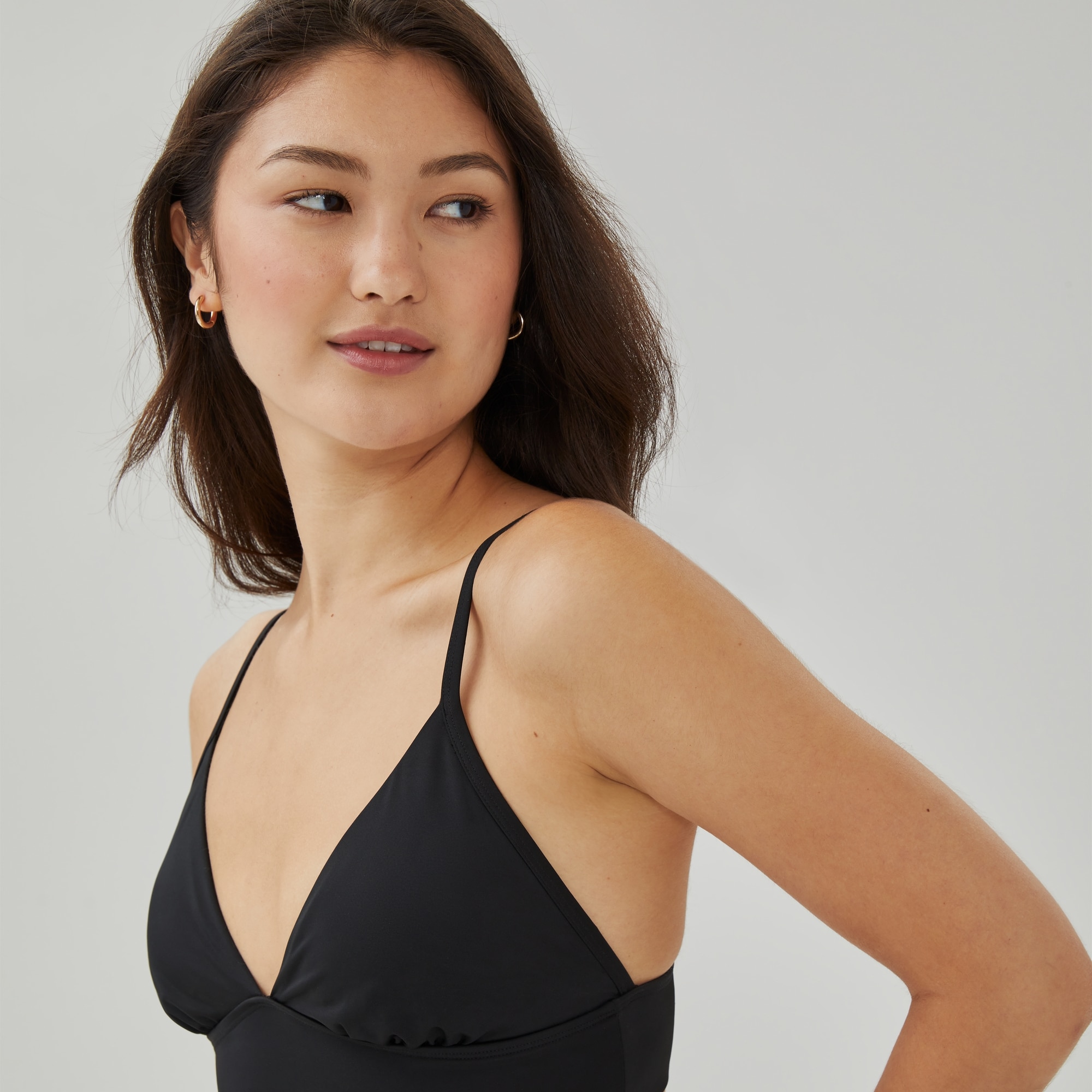 Haut de bikini sans attache